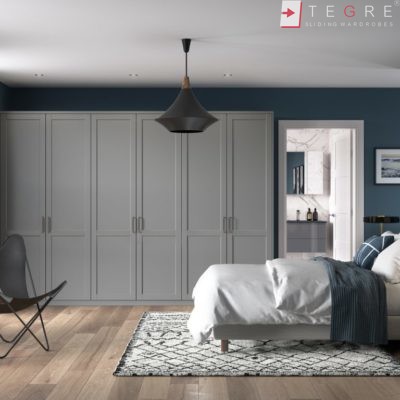 Traditional Wardrobes Bedroom 5piece Serica Dust Grey